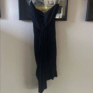Bebe Elegant Black Strapless Dress